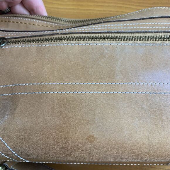 Vintage Coach 10559 Legacy Leather Shoulder Crossbody Bag Natural Camel - Picture 13 of 16